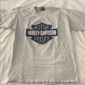 Grey vintage Harley Davidson tee